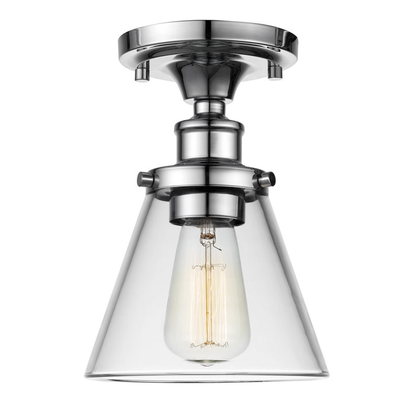 Knisley Glass Semi Flush Mount