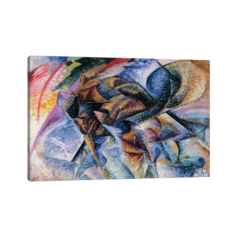 Dynamism Of A Cyclist, 1913 by Umberto Boccioni - Wrapped Canvas Gallery-Wrapped Canvas Giclée