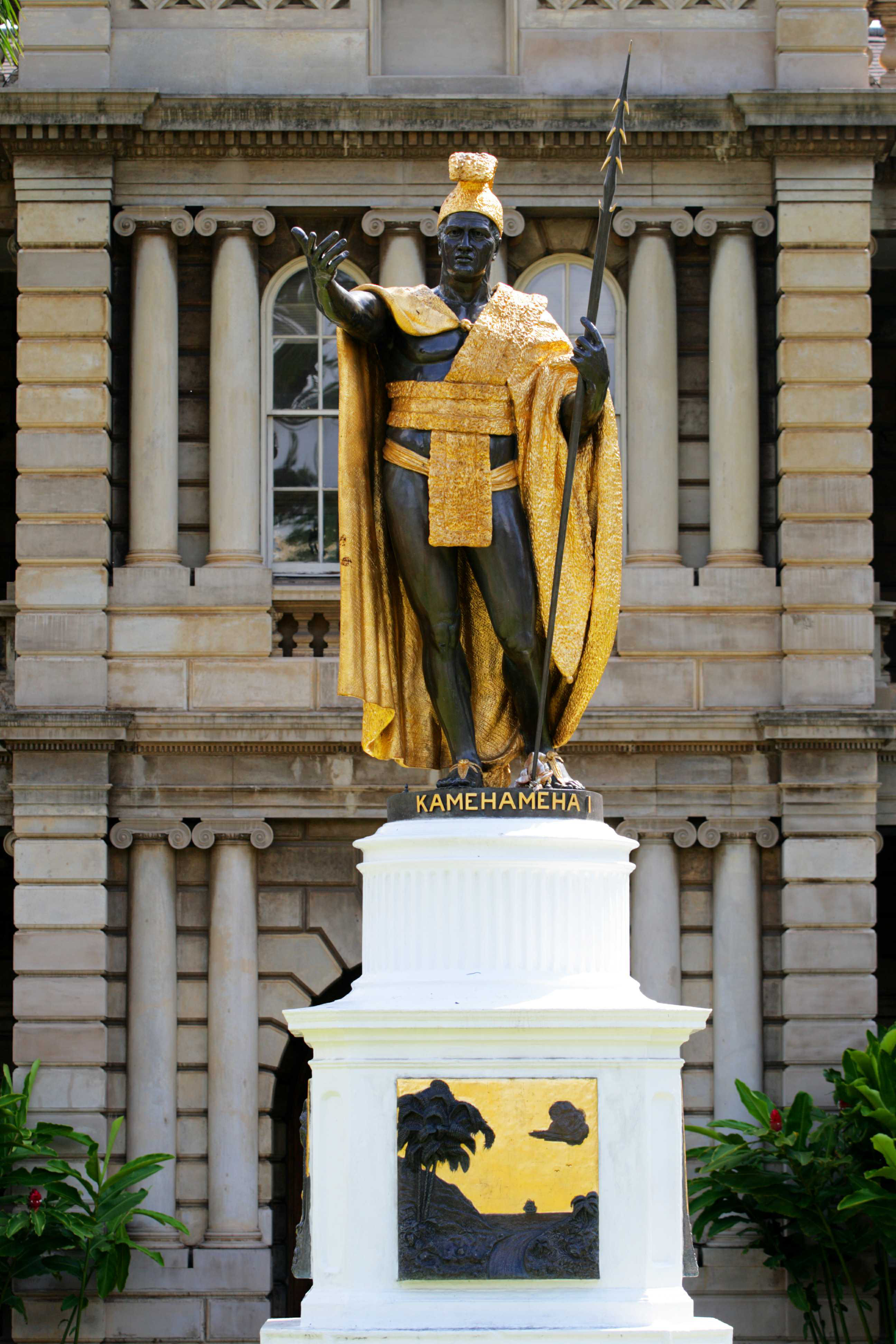 Ebern Designs Statue Of King Kamehameha, Honolulu, Hawaii On Canvas by ...