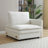 140" U Shaped Couch, Modular Sectional Sofa, 6-Seater Comfy Cloud Couch With Movable Ottoman, Deep Seat And Adjustable Sofa Back . Couches For Living Room, Chenille,  White
