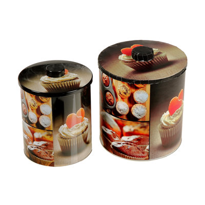 Metal Jar - Set of 2