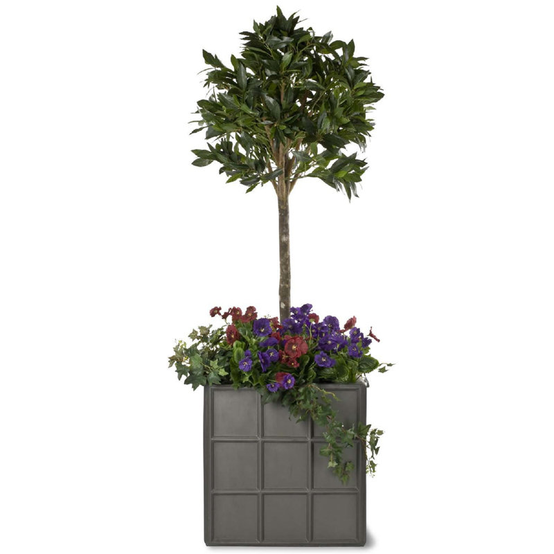 Handmade Pot Planter, 40 cm H x 40 cm W x 40 cm D, Faux Lead