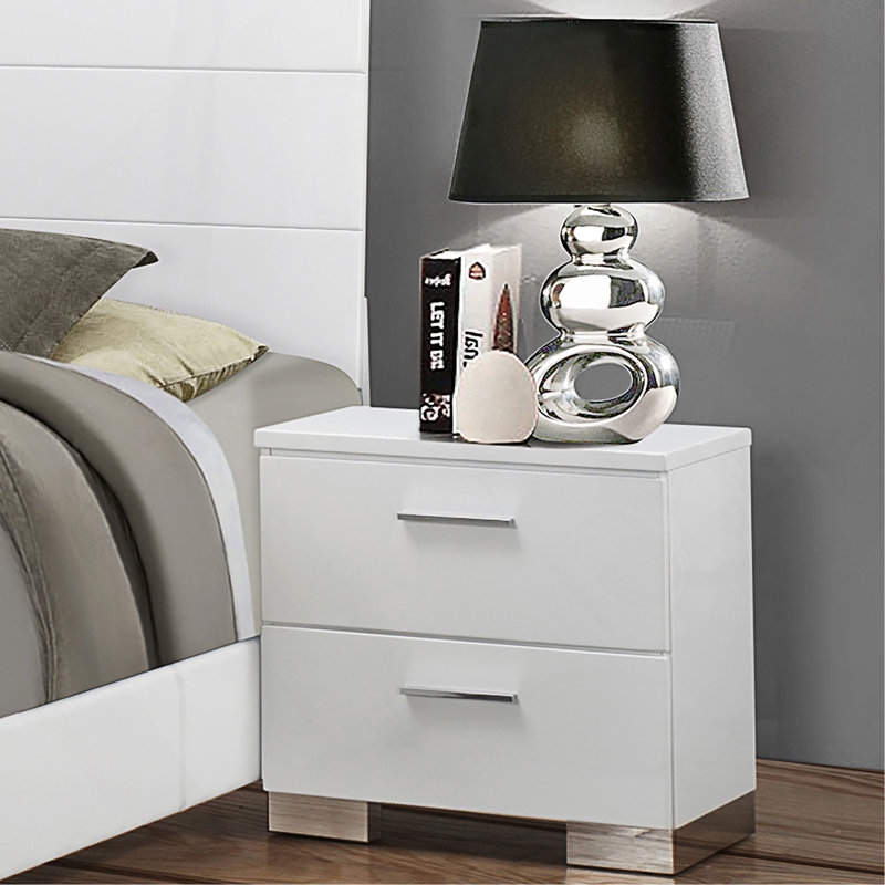 Table de chevet 2 tiroirs Dulcey