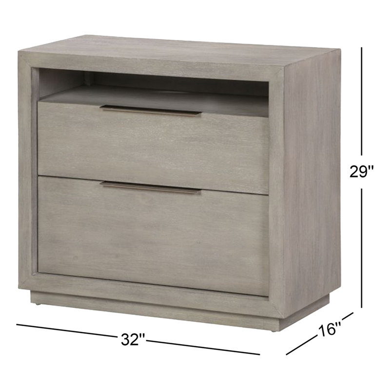 Eloise 2 - Drawer Nightstand, Mineral
