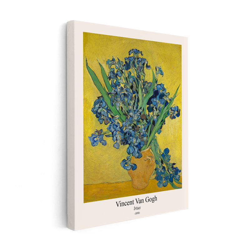 Van Gogh - Iris No3, Unframed, Canvas, 16"H x 20"W