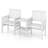 Outdoor Fir Wood Loveseat With 2-tier Side Table And 1.96" Umbrella Hole-472696943