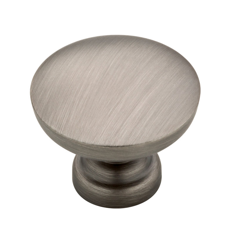 Round Knob, Heirloom Silver