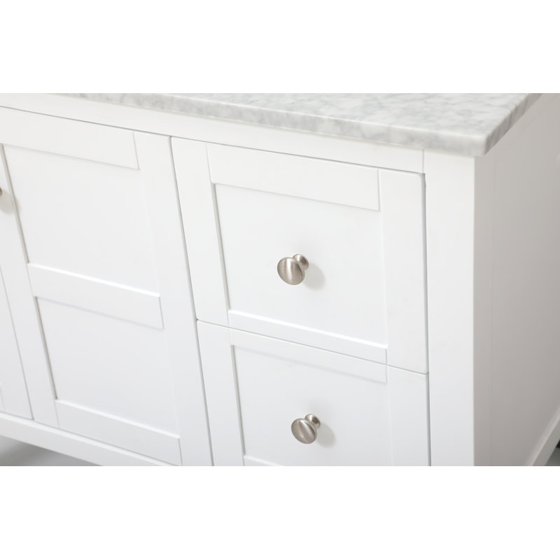 Ensemble de meuble-lavabo simple 36 po Amyra, Blanc