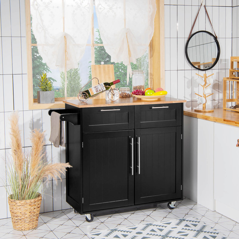 Tiffanle Wood Kitchen Cart