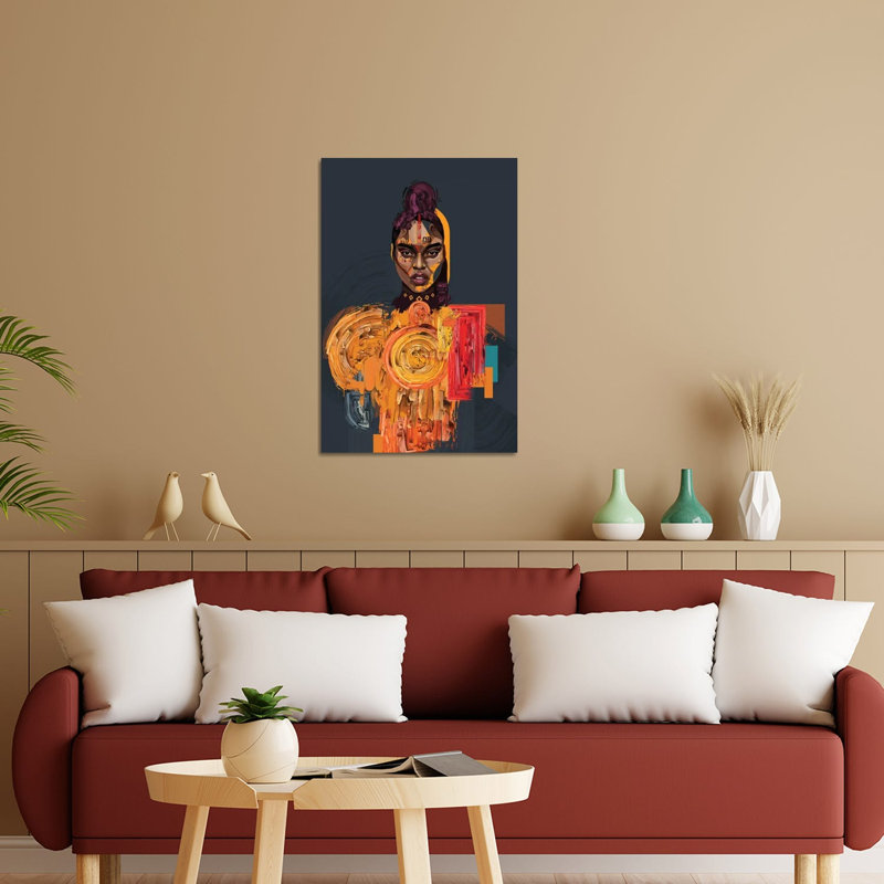 «Warpaint» par Yeabtsega Getachew - impression non encadrée, H 24 po x l 16 po x P 0,25 po