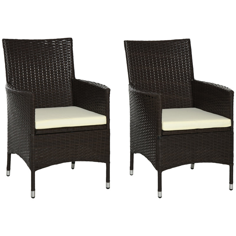 Patio Dining Side Chair with Cushion