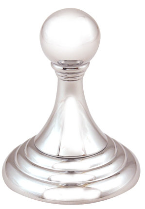 Embassy Robe Hook, Polished Chrome