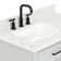 Jameal 36'' Solid Wood Single Bathroom Vanity with 0.75'' Carrara Marble Top, Left Offset Rectangular Sink