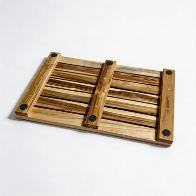 Petties Bathroom Anti-Slip Teak Wood Mat