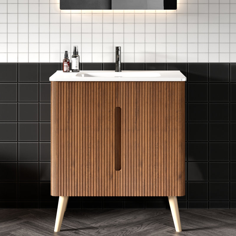 Meuble-lavabo sur pied l 30 po avec lavabo