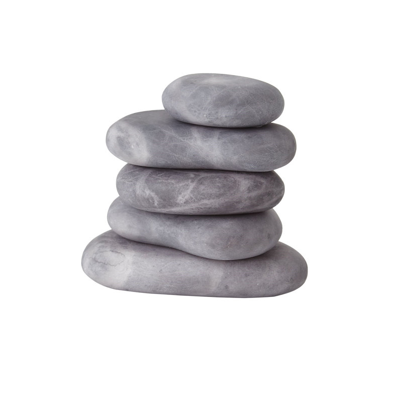 S/5 River Rocks, Gray