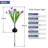 4 Color Solar Powered Flower Lights Pathway Lamp-98495879