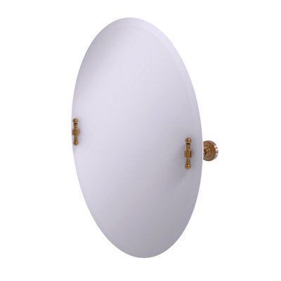 Miroir d’inclinaison ovale 21" x29" Godinez