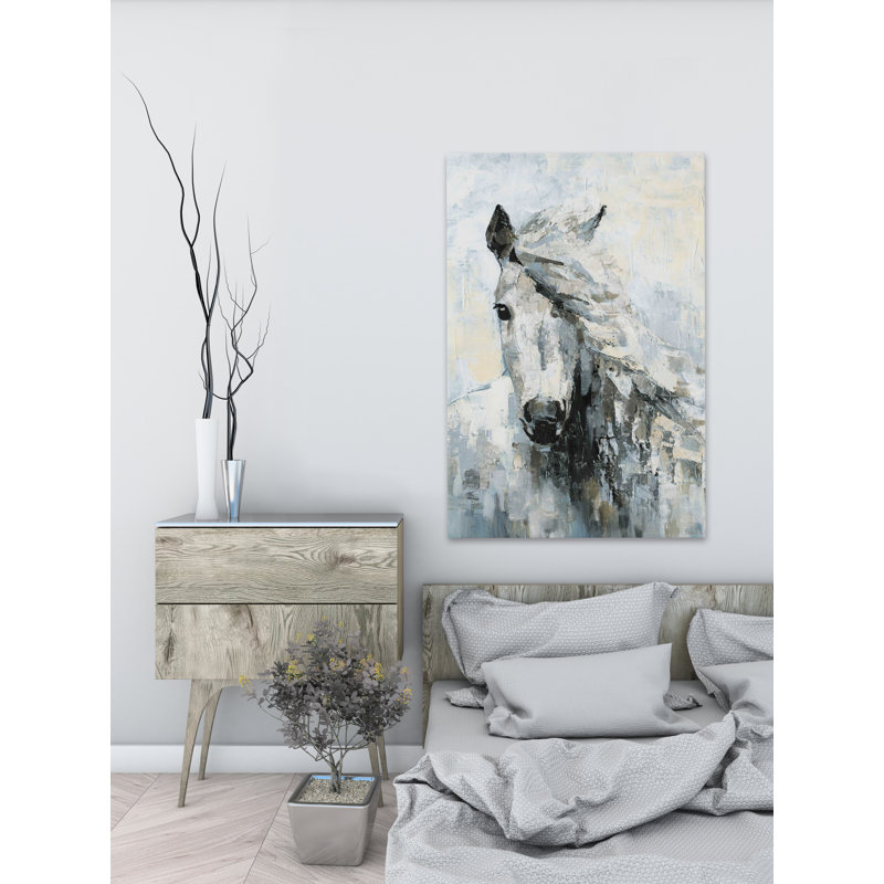 Parvez Taj - Wrapped Canvas Painting, 38cm H x 25cm W