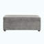 Lit simple escamotable avec repose-pieds pliant avec matelas, lit d'invité convertible, gris foncé-1203851233