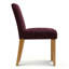 Chaises de salle à manger rembourrées en bois massif à hauteur d'assise 18,5 po-385865978