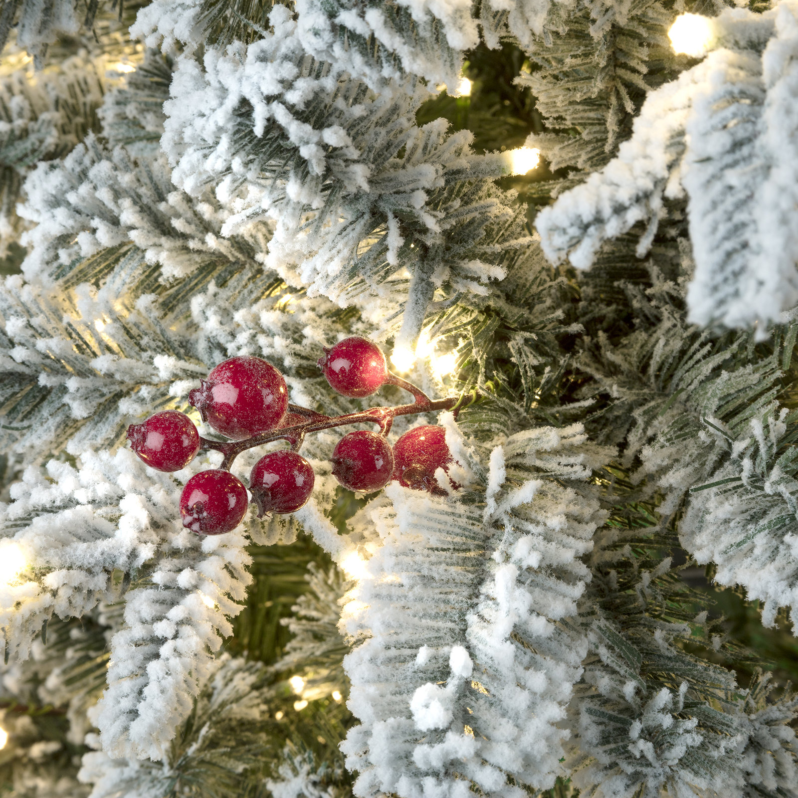 9' Pre-Lit Fir Tree, 7' H x  3' D