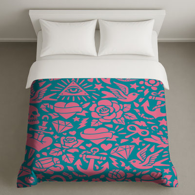 Housses de couette roses