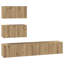 TV Cabinet Set 4 Pcs 100 X 30 X 30 Cm Engineered Wood-525349531