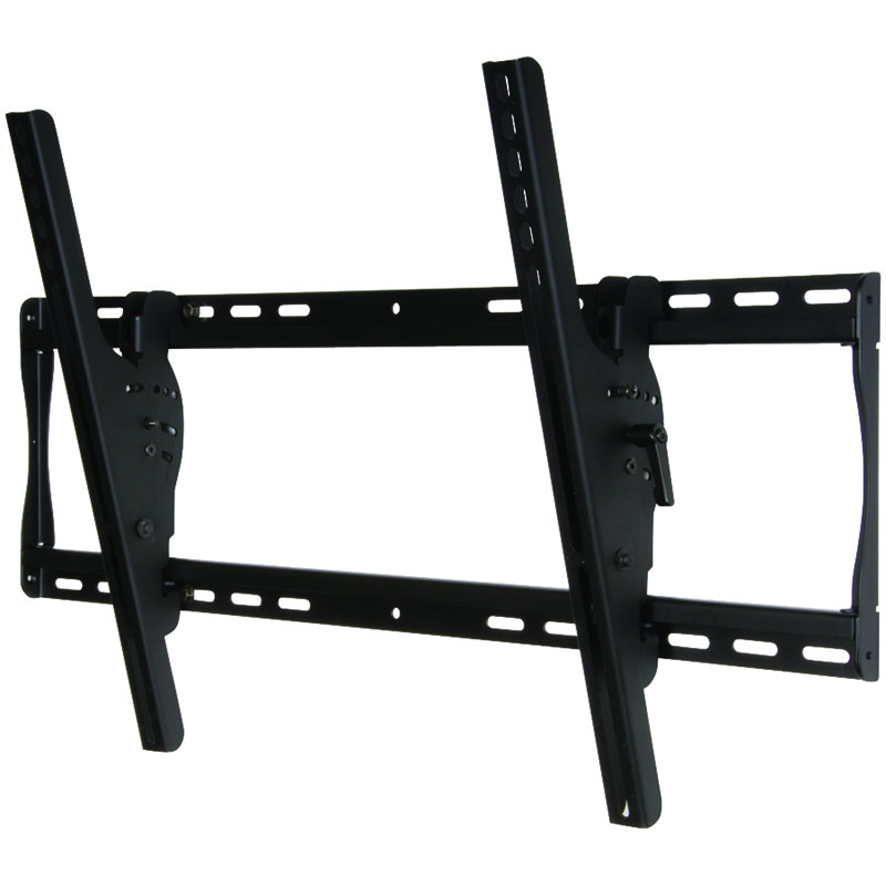Support mural Smart Mount Tilt pour supporter jusqu'à 150 lb, Noir, Vis de sécurité