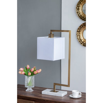 Lampe de table en métal 9 x 14,3 x 25,2 po