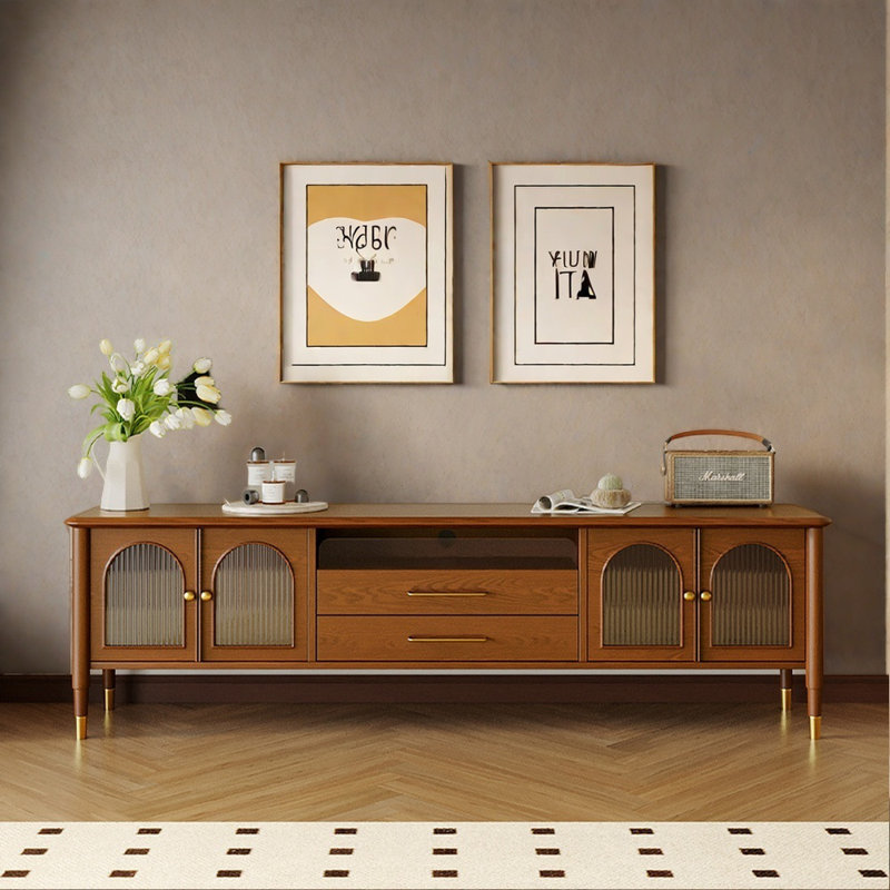 French style living room TV stand, 86.61"
