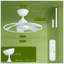 Light Pro In. Ventilateur de plafond DEL d'intérieur avec moteur à courant continu