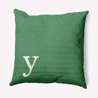 Modern Monogram Decorative Throw Pillow Square