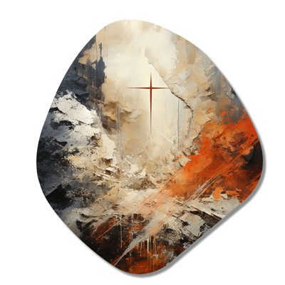 Clemansa - Christianity Nebula Shape Irregular Metal Wall Decor