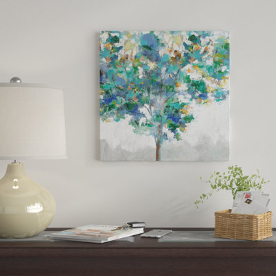 « escalade blue », impression sur toile
