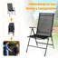 Chaise pliante en tissu