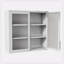 Armoire de rangement murale, verre à gaufres-1542060618