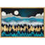 «Woodland Teal Granite Mountain Range Forest Nature Wilderness Modern Art Rustic Zen Landscape» sur toile-99446407-99446408
