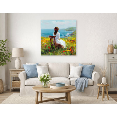 Art mural sur toile Cliffside Coastal Calm