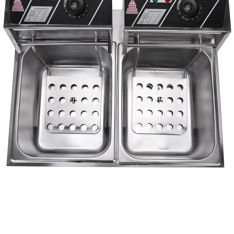 Friteuses à air chaud EH82 Argent, 13.58" H x 23.62" W x 19.29" D