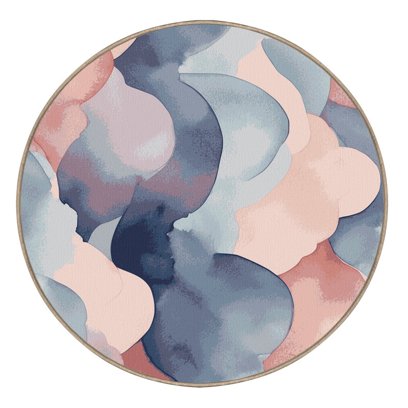 Dewy Waves Rug, Round 7'