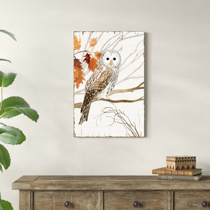 " Harvest Owl I ", 30" H x 20" W x 1" D