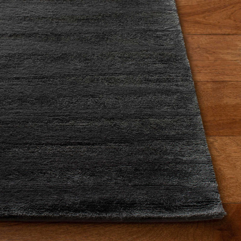 Ralph Lauren Mansard Stripe Wool, Silk Striped Rug, Rectangle 9' x 12'