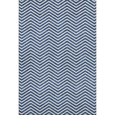 Premium Machine Washable Prisco Blue Rug