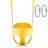 Winado Rubber Bucket Swing Swing Seat with Mounting Hangers and Chains-57360382