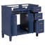 [Cabinet Only] 36" Blue Modern Bathroom Vanity(Sink not included)-1349929344