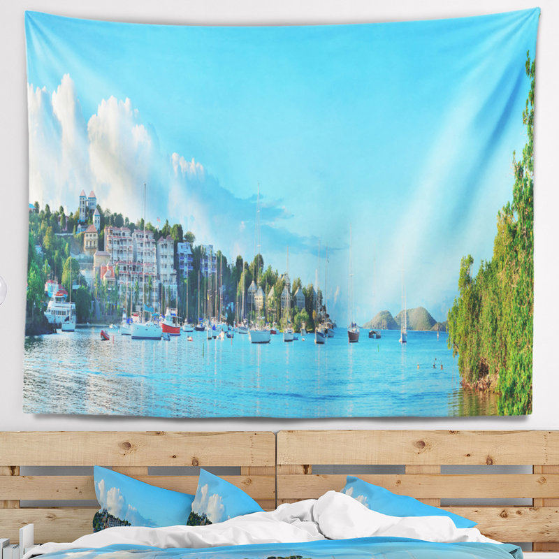 Tapisserie Seashore St John Bay, H 78 po x l 92 po