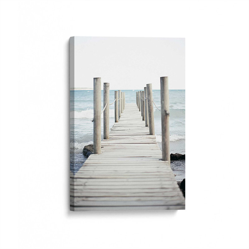 «Jetty Dreams Escape», reproduction sur toile, H 12 po x l 18 po x P 1,25 po, Toile tendue