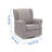 Reston Nursery Glider Swivel Rocker Chair-41170568