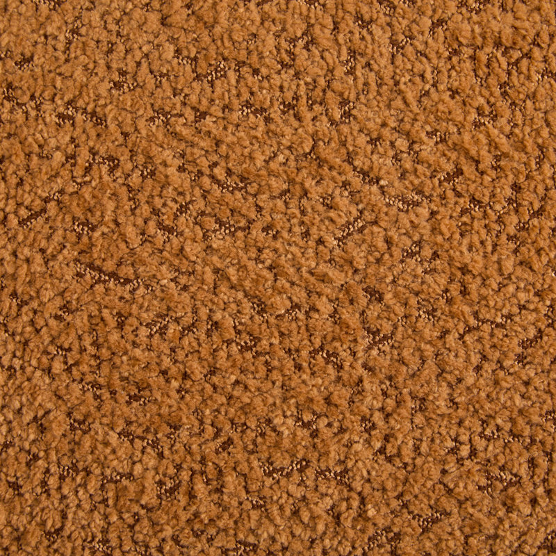 Canapé moderne en sherpa Boucle, Caramel
